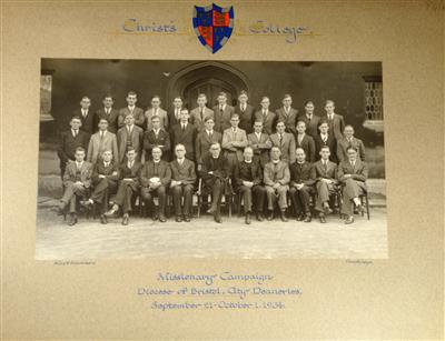 cc02399 Miss camp 1934.jpg; cc02399; Missionary Campaign, Diocese of Bristol 1934; Photograph